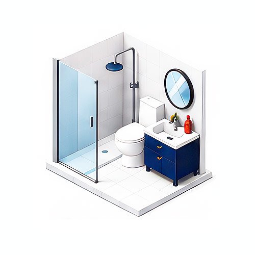 Illustration of an ensuite bathroom