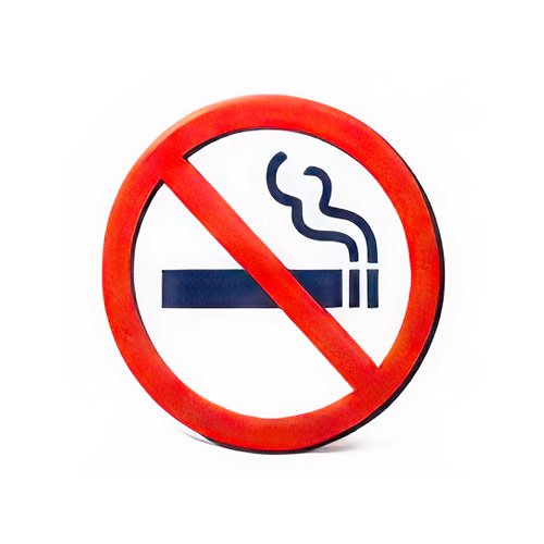 Illustration of a no smoking sign